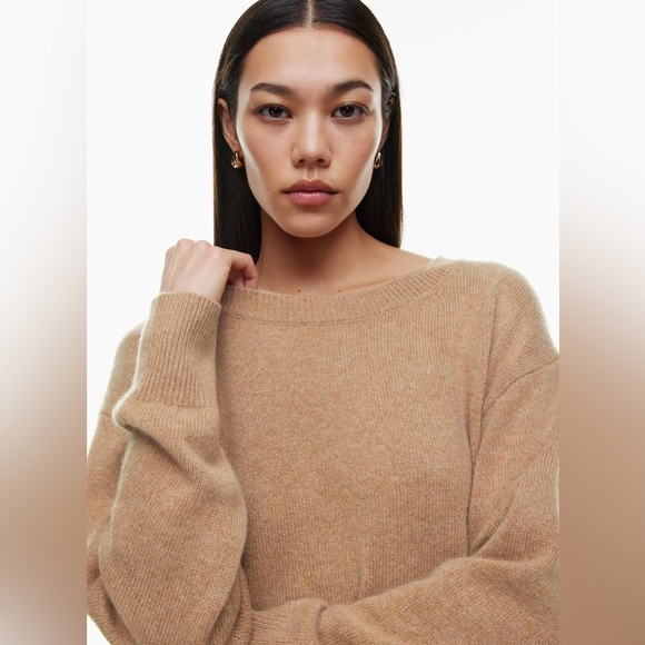 Aritzia Babaton | Luxe Cashmere Session Sweater | Beige/Tan | XS - Picture 2 of 12